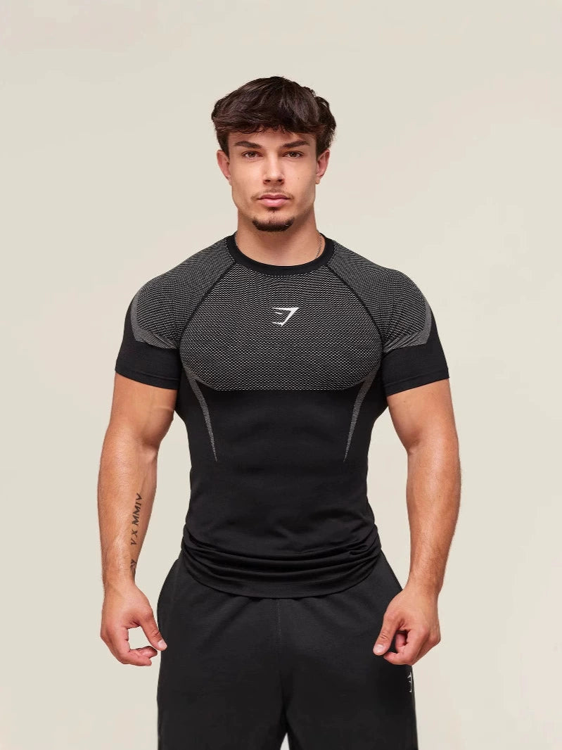 Camiseta Compresiva Gymshark Onyx 5.0